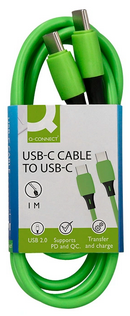 Câble USB-C vers USB-C vert 1 m