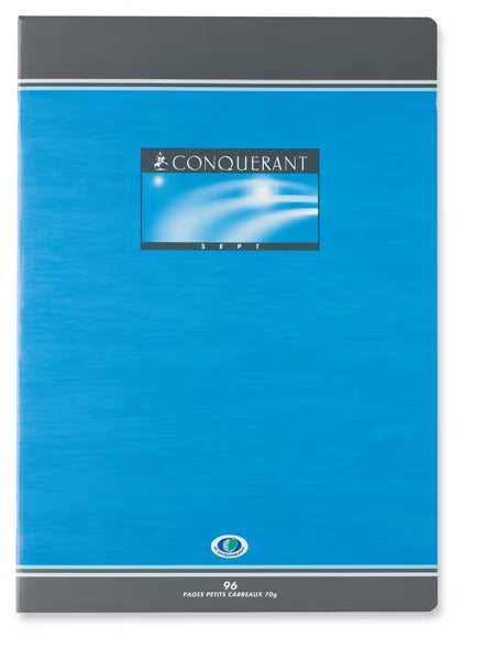 Cahier 21x29.7 piqure 96 pages quadrillé 5x5