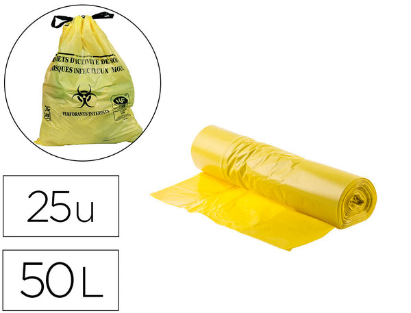 SAC PLASTIQ JAUNE 24MIC RLX2550L