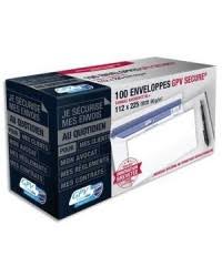 Enveloppes 112x225 fermeture securisée 90g-boite de 100
