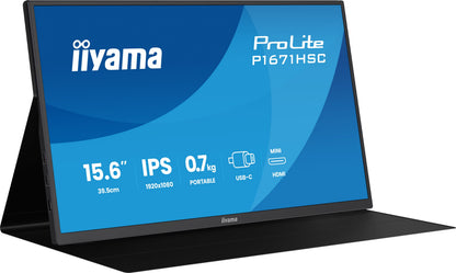 Écran LED 15,6" Full HD - IPS, 3 ms