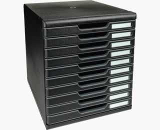Module de classement A4 10 tiroirs- noir