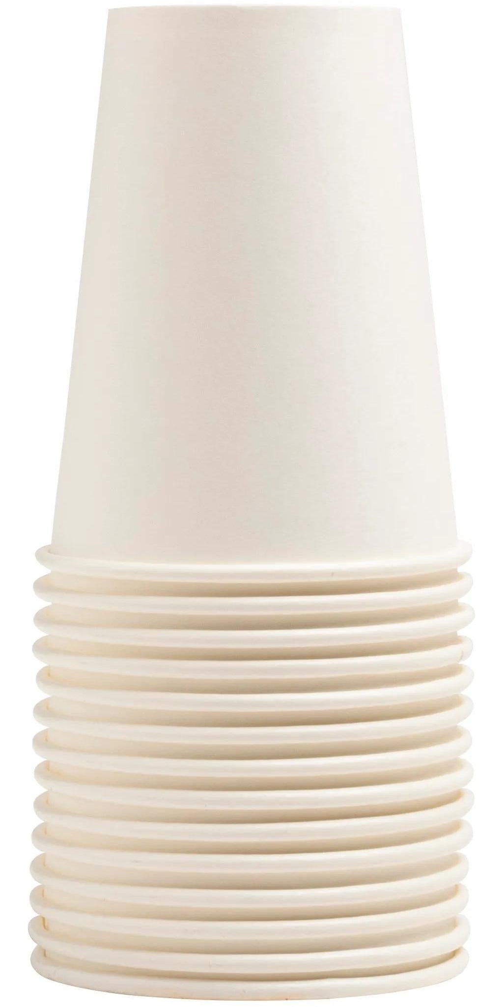 Gobelet carton 20cl - lot de 50, blanc