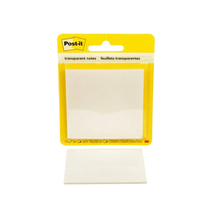Notes repositionnables Post-it® transparentes 73x73mm - 36 feuilles