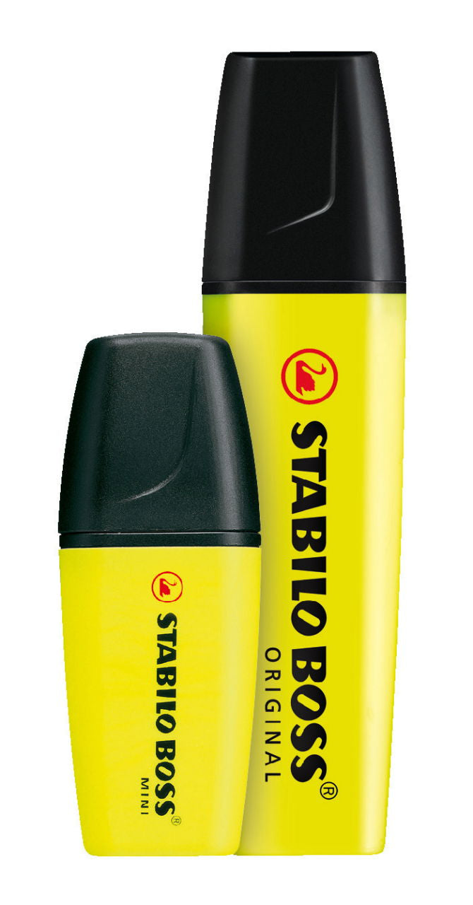 Surligneur mini boss - étui de 5 couleurs vives