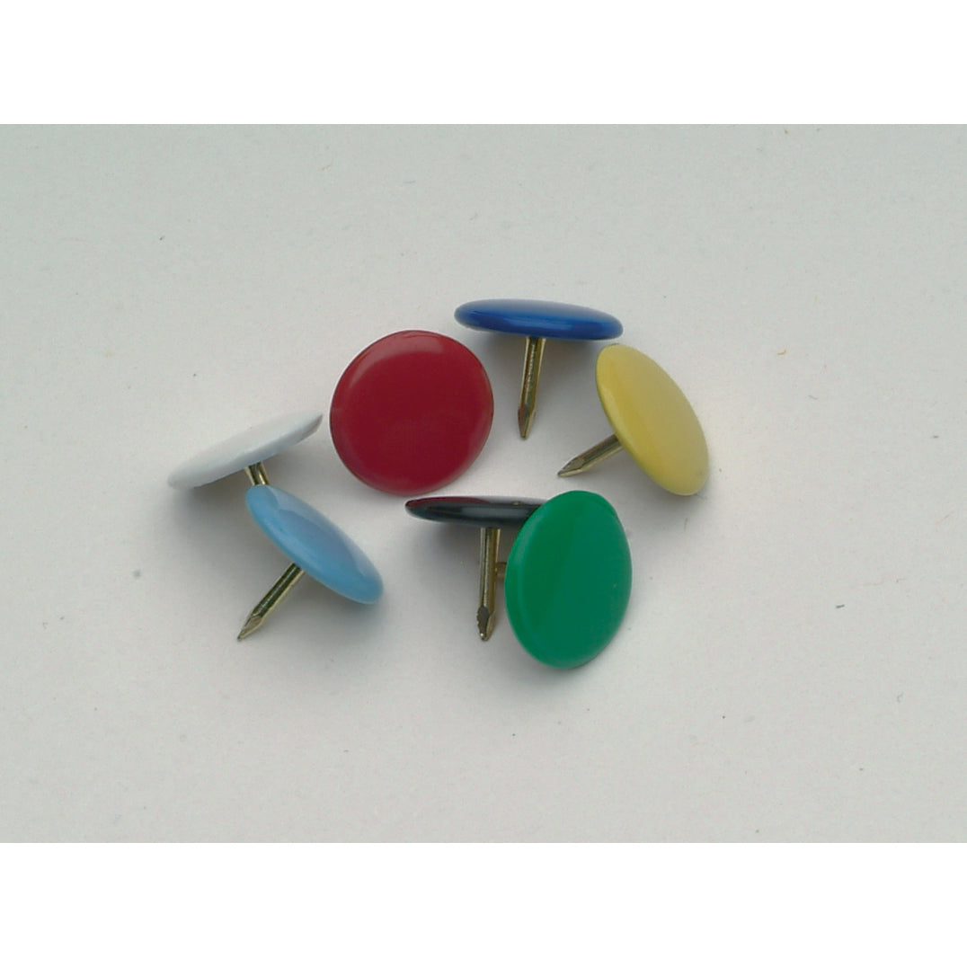 Punaises multicolores - boîte de 120 pièces