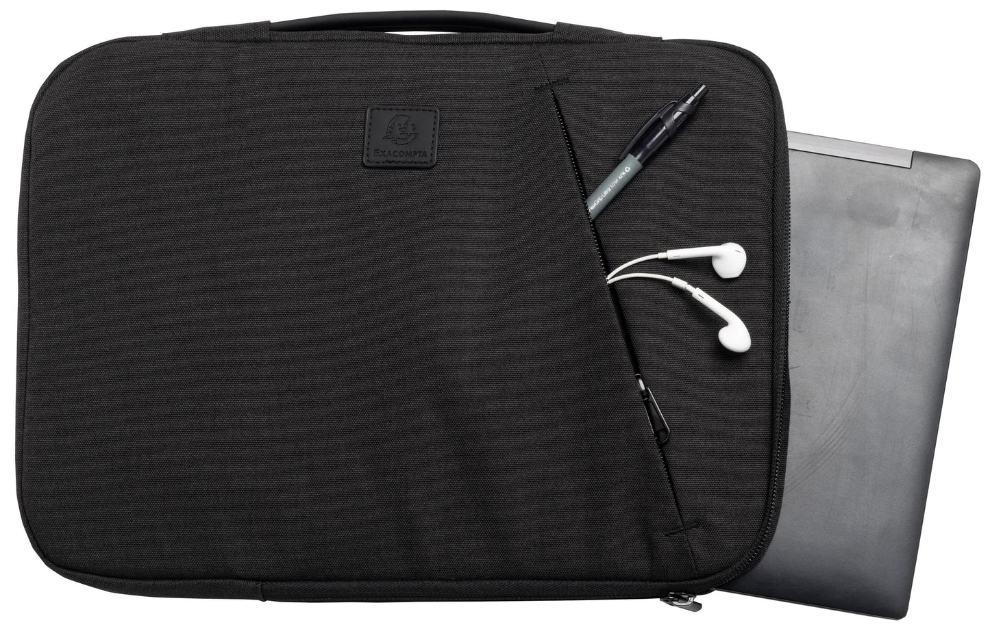 Housse informatique 15-16" - polyester recyclé, noir