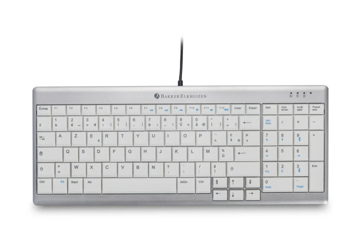 Clavier compact ergonomique avec pavé numérique