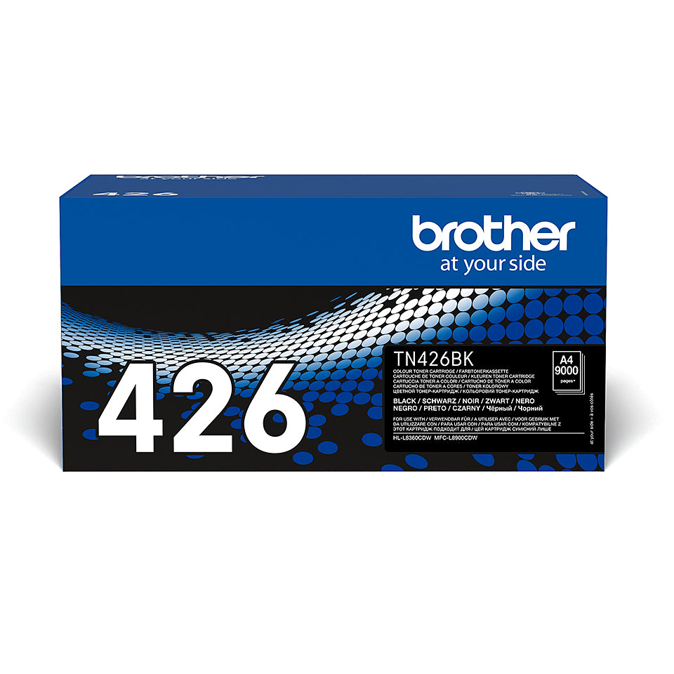 Cartouche toner TN-426BK - Rendement élevé 9000 pages