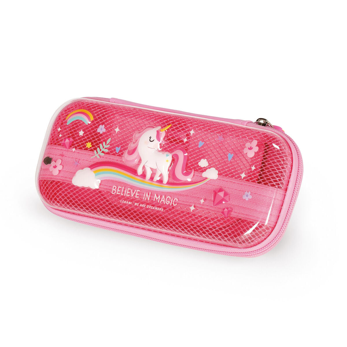 Trousse wonderwow Legami unicorn - fermeture éclair pratique