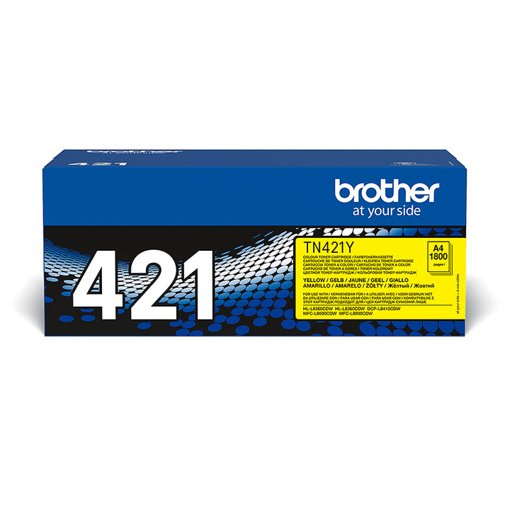 Cartouche de toner jaune TN-421Y - 1800 pages