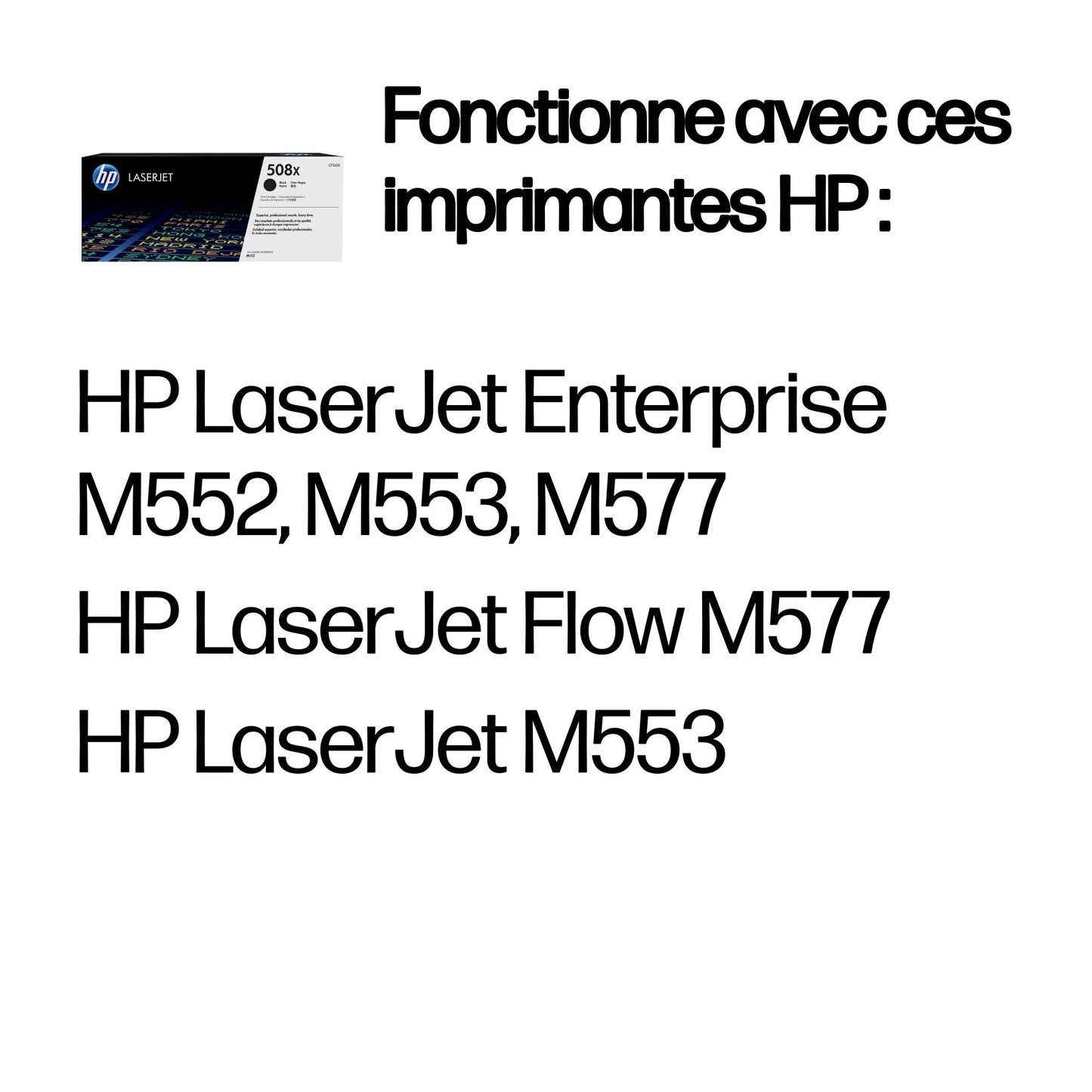 Toner HP 508X Noir Haute Capacité