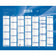 Calendrier Quo Vadis 32x42 cm Bleu