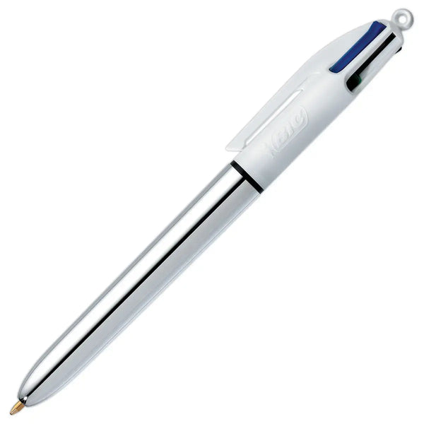 Stylo bille bic 4 couleurs shine agt