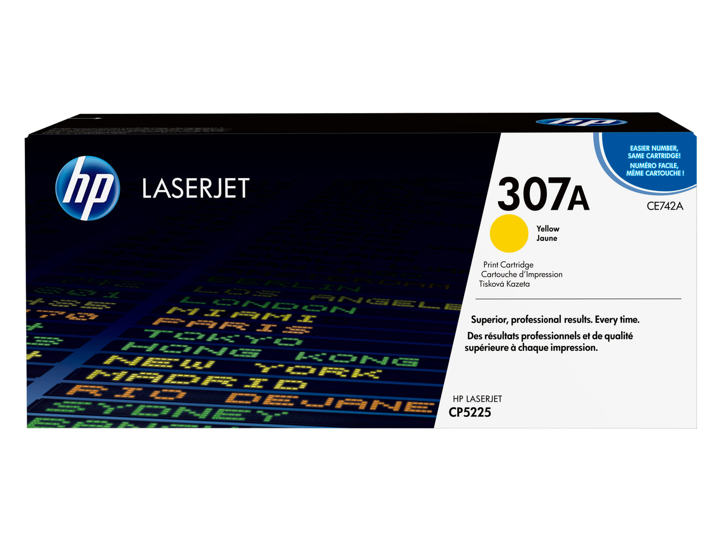 Toner HP jaune ce742a - rendement 7300 pages