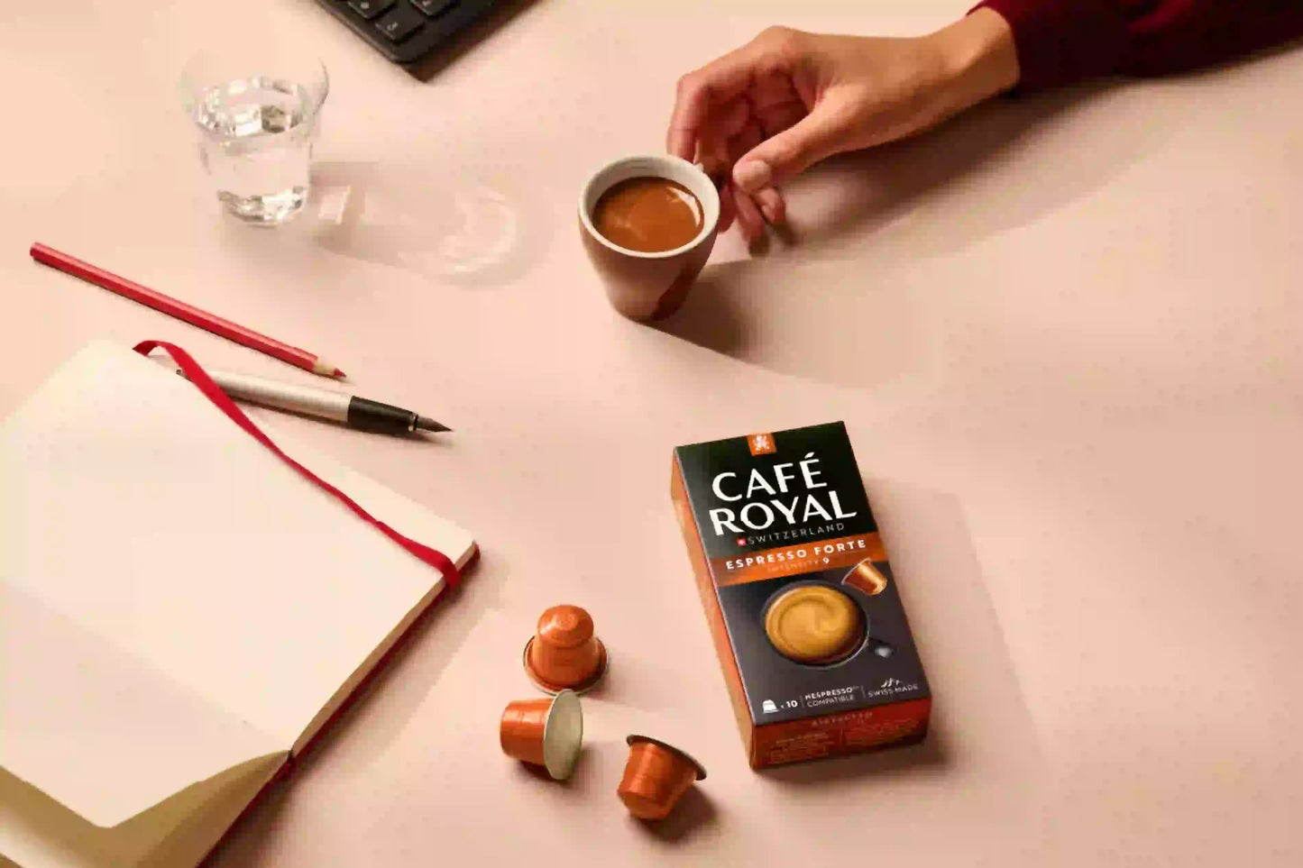 Capsules Café royal espresso forte - intensité 9, compatibles nespresso