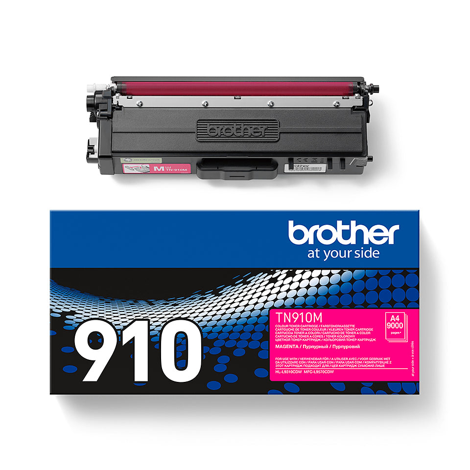 Cartouche toner Brother magenta tn-910m - 9000 pages