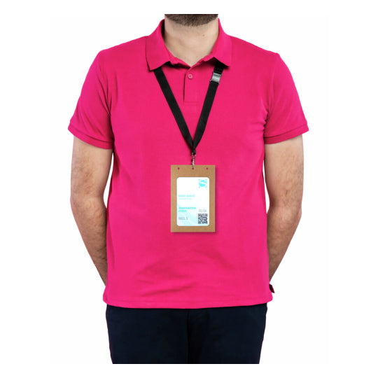 Porte Badge A6 carton - Pack de 50