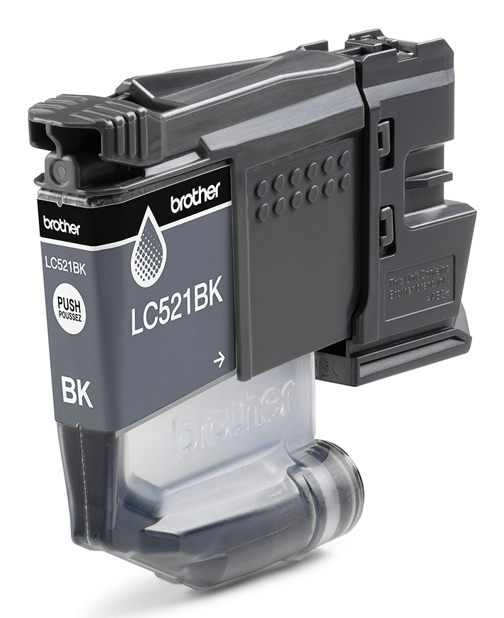 Cartouche d'encre Brother LC521bk - impression nette et durable