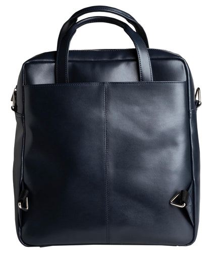 Sac à dos ordinateur 14" cuir marine - élégance et fonctionnalité