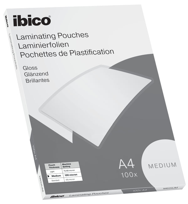 Pochettes plastification A4 100Microns-boite de 100