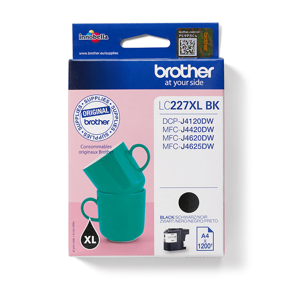 Cartouche d'encre Brother noire LC227xlbk - haut rendement