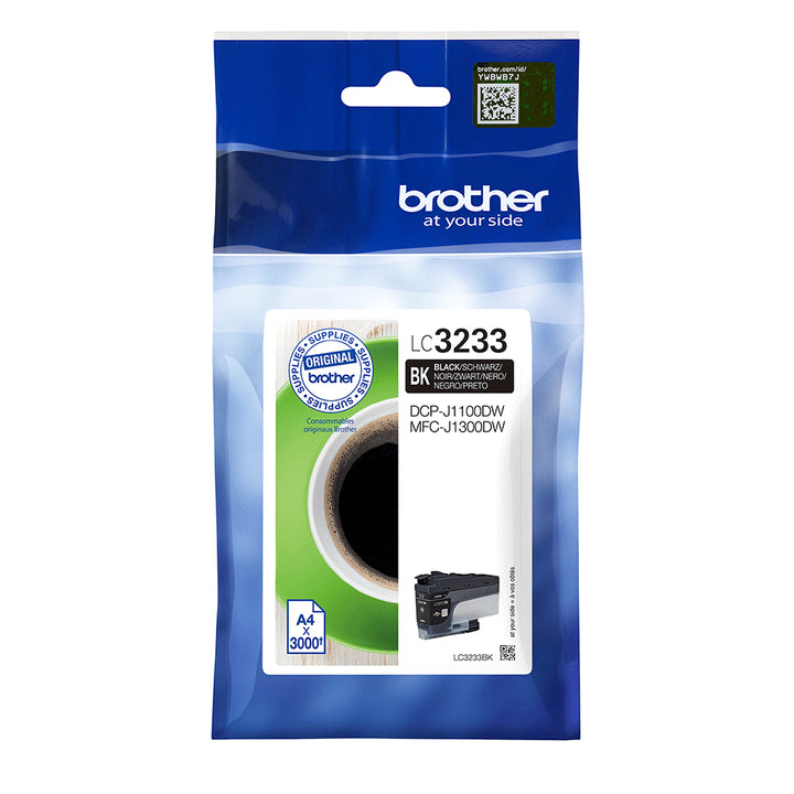 Cartouche d'encre Brother LC3233bk - noir, 3000 pages