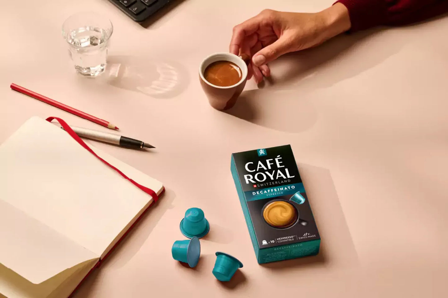 Capsules Café royal espresso décaféinées - compatibles nespresso