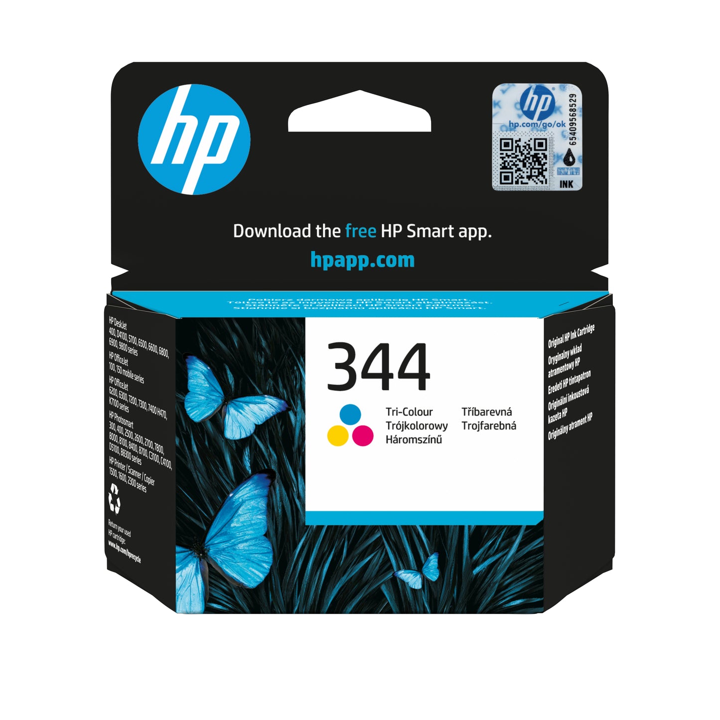 Cartouche d'encre HP couleur 344 - rendement élevé