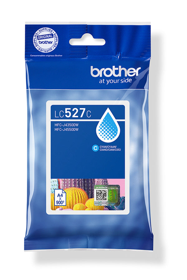 Cartouche d'encre Brother cyan LC527c - 900 pages