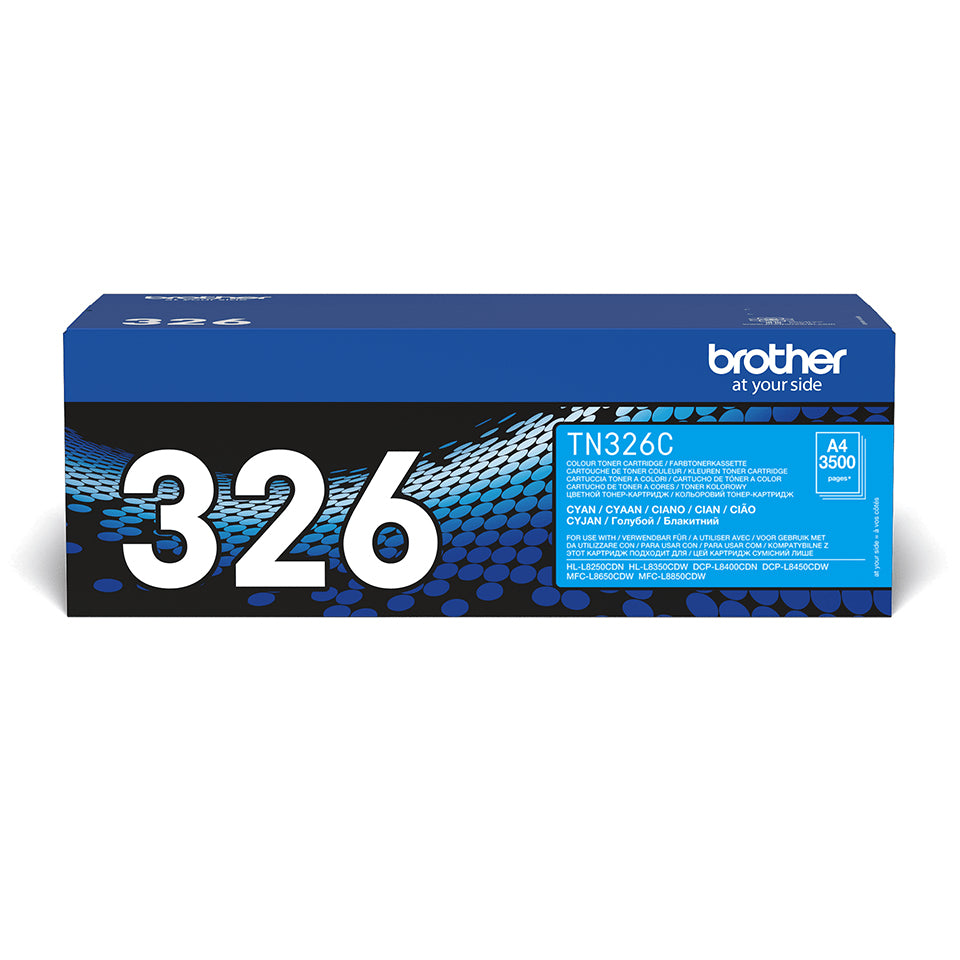 Cartouche toner Brother cyan tn-326c - 3500 pages