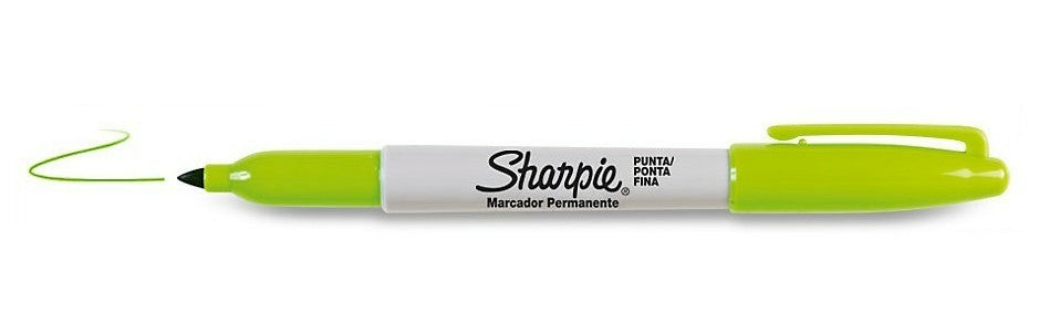 Marqueur permanent pointe fine Sharpie vert printemps