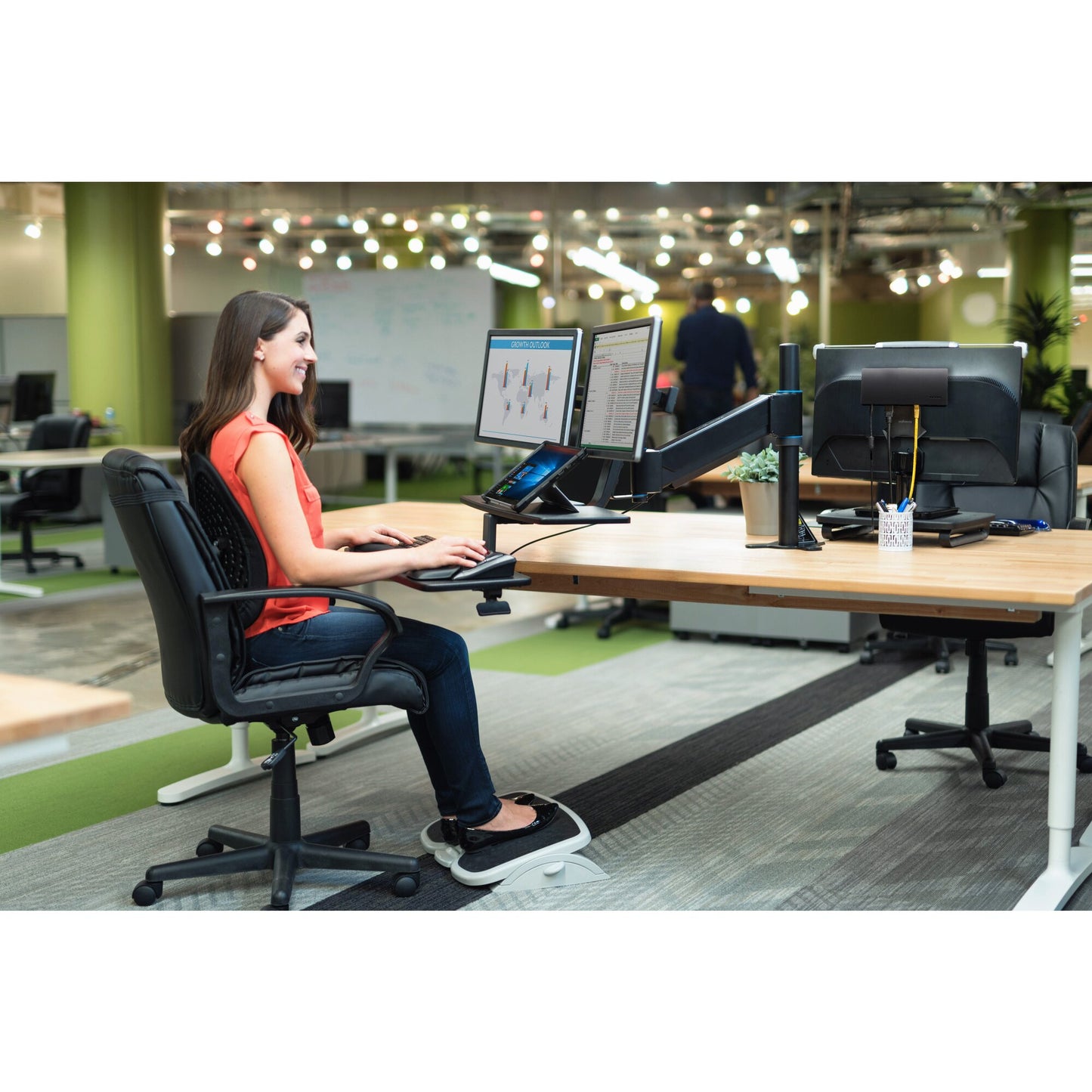 Repose-pieds ergonomique Solemate Plus - Confort ajustable