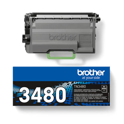 Cartouche laser brother tn-3480 - rendement élevé 8000 pages