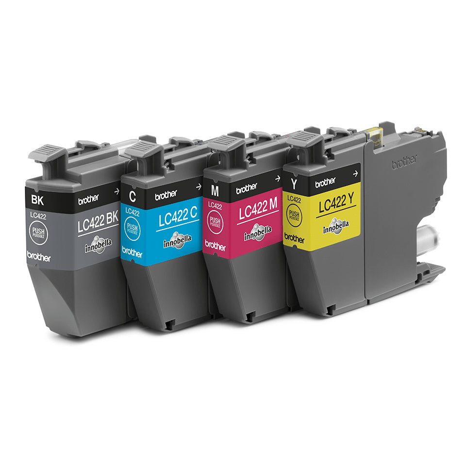 Pack cartouches Brother lc422 - impression fiable et économique