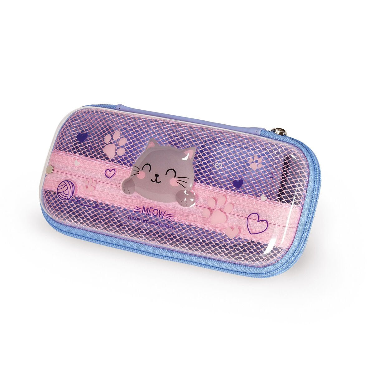 Trousse Legami wonderwow kitty - design coloré et pratique
