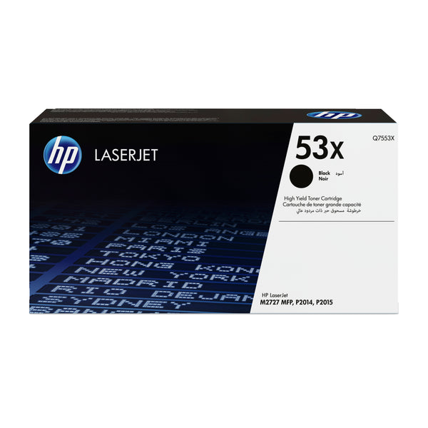 Cartouche toner HP q7553x - rendement élevé 7000 pages
