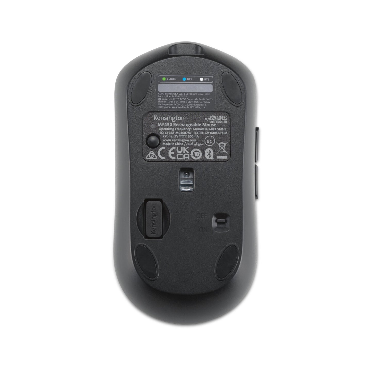 Souris rechargeable my430 eq - écologique et performante
