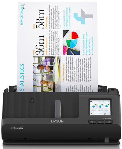 Scanner Epson es-c380w - numérisation recto verso rapide