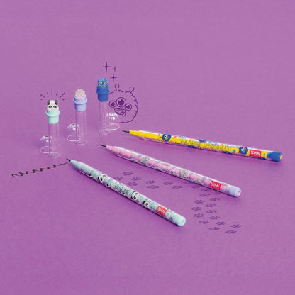 Crayon papier legami  empilable avec gomme - 11 mines prêtes à l'emploi