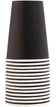 Gobelet carton 20cl p/15 noir