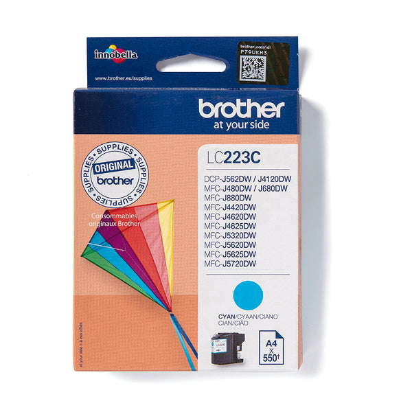 Cartouche d'encre Brother LC223c - cyan haute capacité