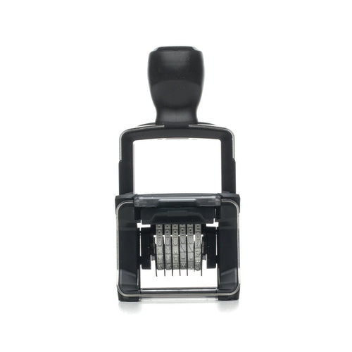 Numéroteur métal 6 bandes - auto-encreur 4 mm