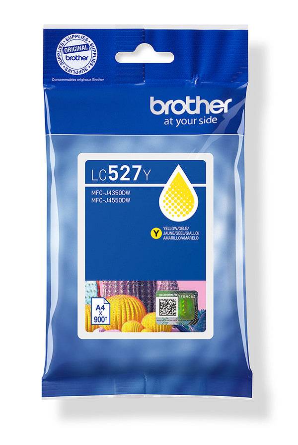 Cartouche d'encre Brother LC527y - jaune, 900 pages