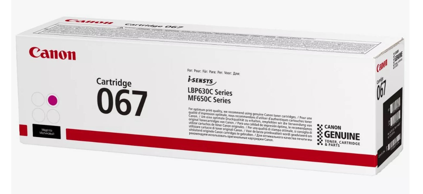 Cartouche toner Canon  067m - rendement 1250 pages