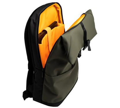 Sac à dos ordinateur - kaki robuste et pratique