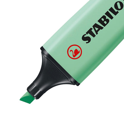 Surligneur Stabilo boss pastel menthe - pointe biseautée