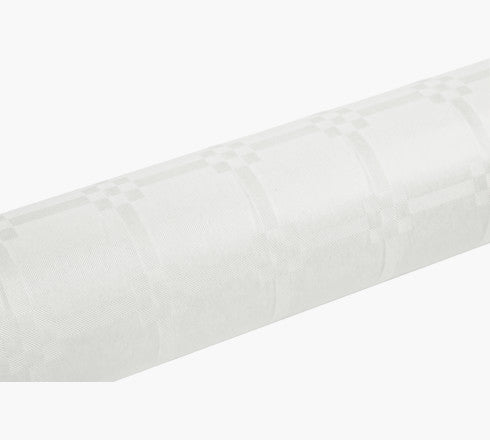 Nappe damassee 118cm rl50m blanc