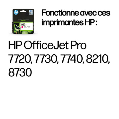 Cartouche d'encre HP magenta 953xl - haut rendement