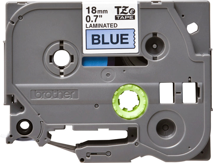 Ruban Brother 18mm TZE541 -noir sur bleu